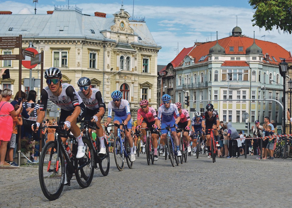 Peleton Tour de Pologne po raz kolejny w Bielsku-Białej