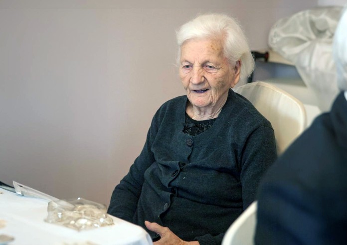 Janina Góra w gronie bielskich stulatków