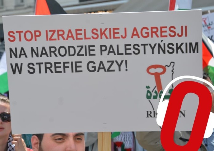 Solidarność z Palestyną – akcja w Bielsku-Białej