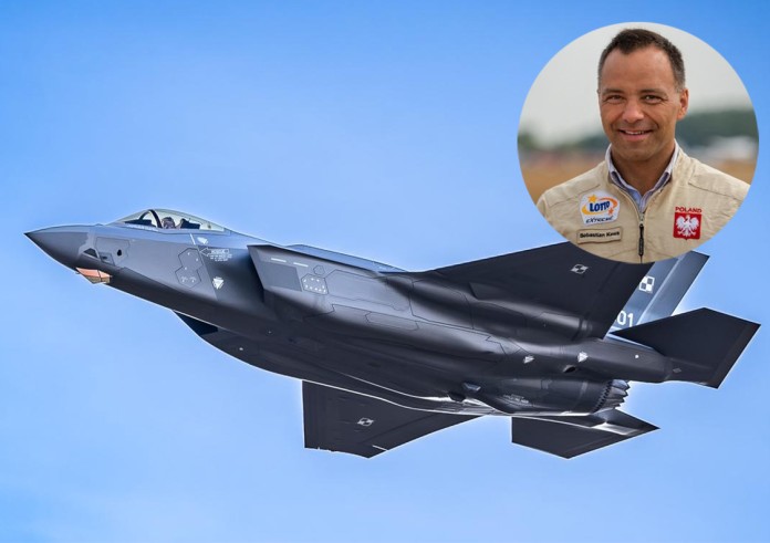 Kapitan Kawa pilotem F-35