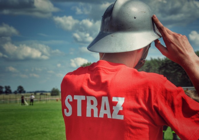 Strażacy w gazie