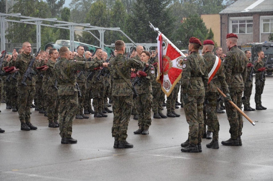 Ochotnicy przysięgali w bielskim batalionie