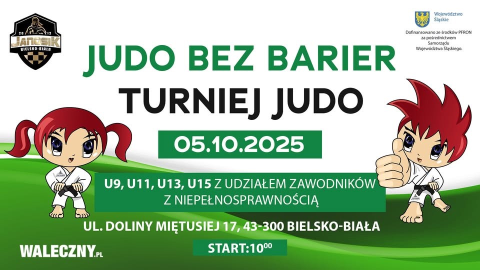 Już w niedzielę turniej "Judo bez Barier"