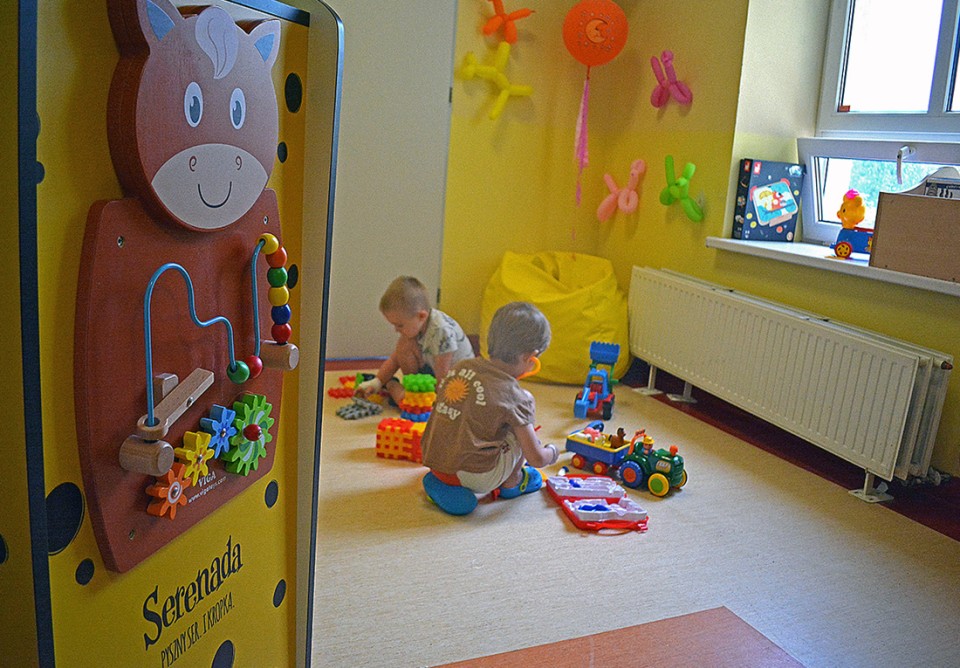 Serenadowy kącik zabaw w Szpitalu Pediatrycznym