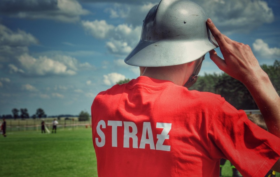 Strażacy w gazie